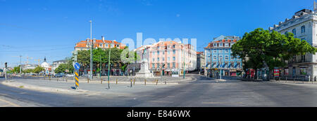 Duque da Terceira Square, à Cais do Sodré. Ce secteur est bien connu de la vie nocturne de Lisbonne. Banque D'Images