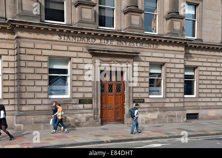Investissements Standard Life siège social à George Street, Edinburgh, Royaume-Uni Banque D'Images