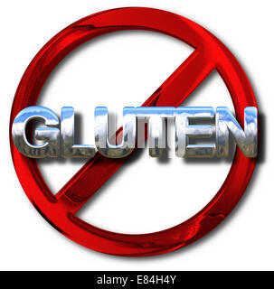 Concept sans gluten Banque D'Images