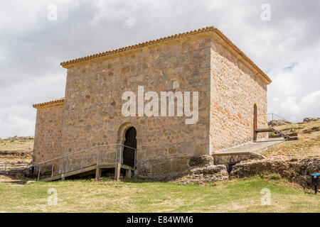 Pré-romanesce ermitage en Casillas de Berlanga, Soria Banque D'Images