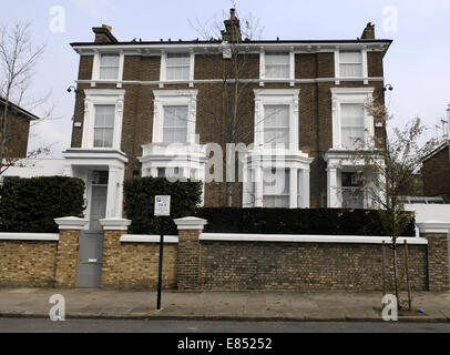 Vue générale de Gwyneth Paltrow et Chris Martin's home à Belsize Park, Londres. Le Celebrity couple a annoncé cette semaine qu'ils sont formellement à mettre fin à leurs 10 ans, l'appeler un "découplage conscient.' Featuring : Voir Où : London, Royaume-Uni Quand : 28 Mars 2014 Banque D'Images