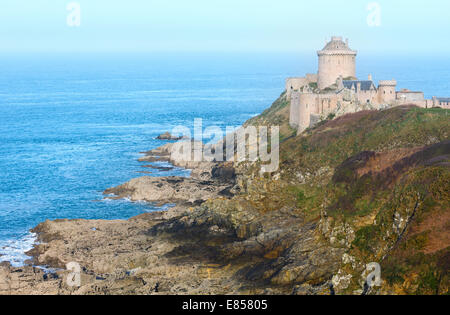 Fort-la-Latte ou château de la Latte (Bretagne, France). Construit au 13e siècle Banque D'Images