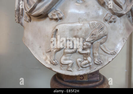 Symbole de Rome et les jumeaux shewolf Banque D'Images