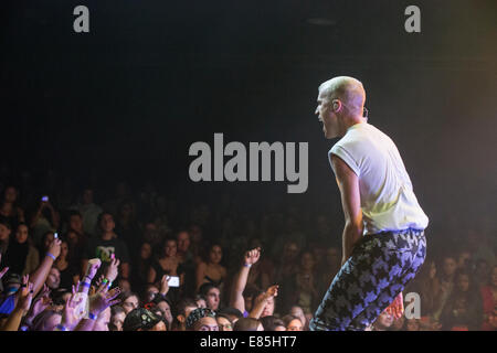 Santa Ana, CA, USA. Septembre 30, 2014. Neon Trees à l'Observatoire à Santa Ana, CA, USA Crédit : Marie Bell/Alamy Live News Banque D'Images