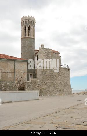 Balise - Piran Slovénie coast Banque D'Images