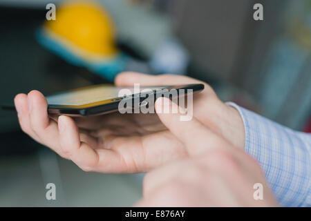 Maux de tête les hommes Banque D'Images