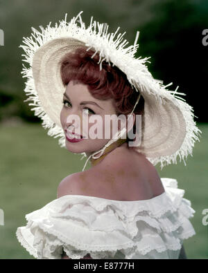 JEANNE CRAIN (1925-2003) Actrice américaine vers 1955 Banque D'Images