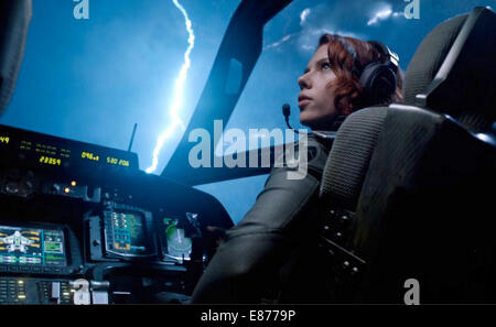 Les AVENGERS Marvel 2012 film avec Scarlett Johansson Banque D'Images