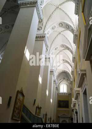 Vue de l'intérieur de la cathédrale de Vilnius/Katedra, Vilnius, Lituanie Banque D'Images