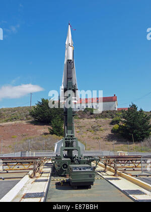 Missile Nike Hercules Marin Headlands, California, USA Banque D'Images