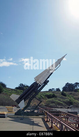 Missile Nike Hercules Marin Headlands, California, USA Banque D'Images