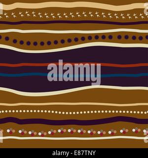 Modèle sans couture tribal Illustration de Vecteur