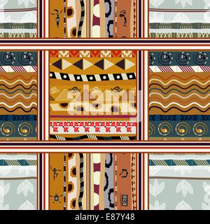 Résumé Contexte de l'Afrique Illustration de Vecteur