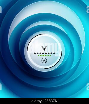Blue swirl abstract template design moderne. Vector illustration Illustration de Vecteur