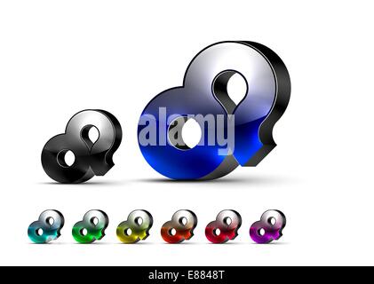 Résumé d'affaires brillant forme. Vector icons Illustration de Vecteur