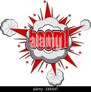 Cartoon Vector boom Illustration de Vecteur