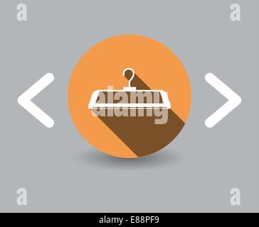 icône de cintre Illustration de Vecteur