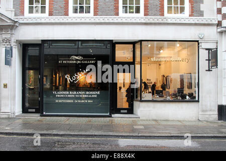 Galeries d'art de Cork Street à Londres, au Royaume-Uni. Banque D'Images