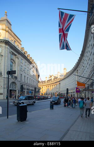 Regent Street, Londres, Angleterre, Royaume-Uni, Europe Banque D'Images