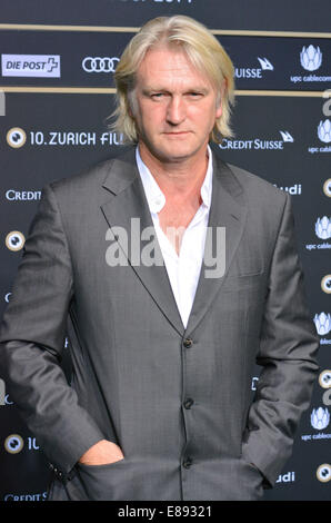 Zurich, Suisse - le 27 septembre 2014 : acteur allemand Detlev Buck au 10e Festival du Film de Zurich/photo alliance Banque D'Images