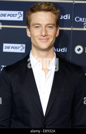 Zurich, Suisse - le 27 septembre 2014 : acteur allemand Alexander Fehling au 10e Festival du Film de Zurich/photo alliance Banque D'Images