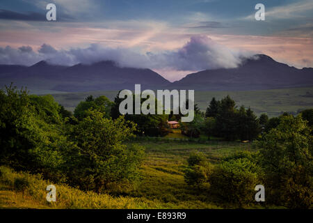 Le Rhinogs dans le parc national de Snowdonia Banque D'Images