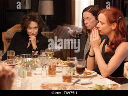 Août : OSAGE COUNTY 2013 Weinstein, film d'entreprise. De gauche Meryl Streep, Julianne Nicholson, Juliette Lewis Banque D'Images