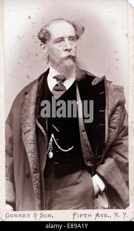 Charles Dickens, ca 1867, par J. Gurney & Fils Banque D'Images