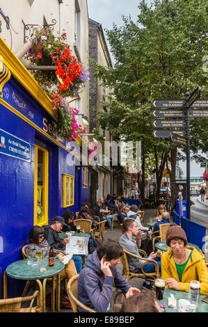 Dans la ville de Galway Pub Quartier Latin, comté de Galway, en République d'Irlande Banque D'Images