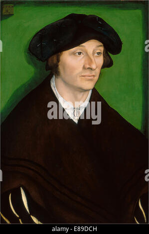 Lucas Cranach l'Ancien, Portrait d'un homme, l'allemand, 1472 - 1553, 1522, huile sur panneau Banque D'Images