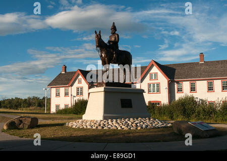 Elk203-6327 Canada, Alberta, Calgary, Fort Calgary Banque D'Images