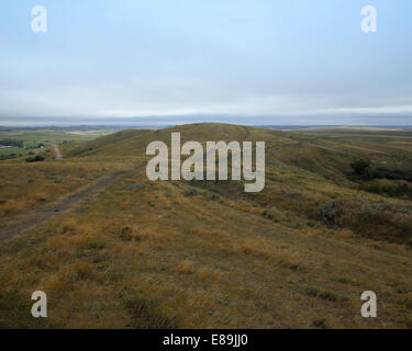 Le terrain sur lequel l'Fetterman Massacre de 1866 s'est produit près de Fort Phil Kearny, nr. Buffalo, Wyoming pendant les guerres indiennes Banque D'Images