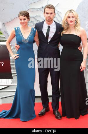 Première européenne divergentes à l'Odeon Leicester Square, Londres comprend : Shailene Woodley, Theo James,Kate Winslet Où : London, Royaume-Uni Quand : 30 Mars 2014 Banque D'Images