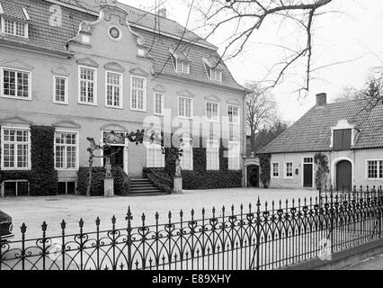 Achtziger Jahre, Niederlaendischer à Leer-Loga Barock, Philippsburg, Ostfriesland, Niedersachsen Banque D'Images