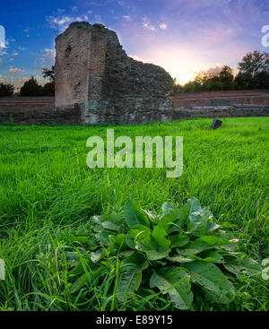 Les remparts de Ferrara (en italien Le Mura) en Italie Banque D'Images