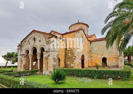 Byzantine ancienne Sainte-sophie Ayasofya ou église, Trabzon, côte de la mer Noire, région de la mer Noire, la Turquie Banque D'Images