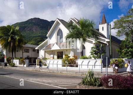 La Cathédrale St Paul, Quincy Street, Victoria, Mahé, Seychelles Banque D'Images