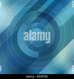 Abstract background vector hiver glace en spirale Banque D'Images
