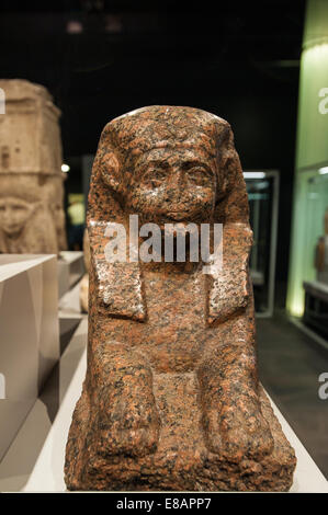 Italie Piémont Turin Musée Égyptien Le Sphinx je une rapresentation symbolique et l'énergie solaire du pharaon. Banque D'Images