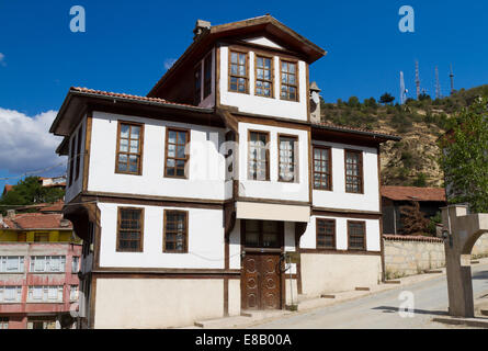 Maison traditionnelle ottomane de la Turquie, Kastamonu Banque D'Images