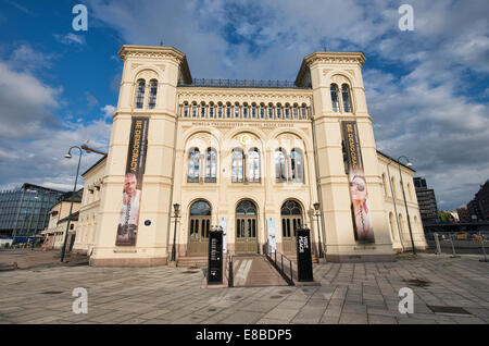 Vue sur le Centre Nobel de la paix, Oslo, Norvège Banque D'Images