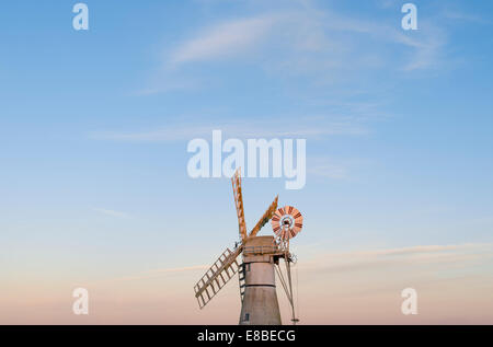 Une vue de Thurne Mill dans les Norfolk Broads Banque D'Images