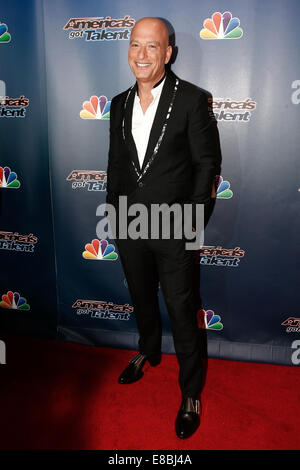 NEW YORK-SEP 17 : comédien Howie Mandel participe à l'après-show tapis rouge de America's Got Talent : la saison 9 Finale à Radio Ci Banque D'Images