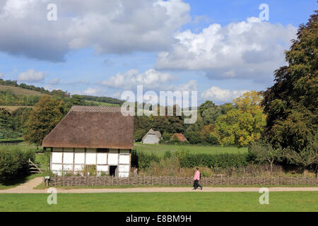 Weald et Downland Open Air Museum, Singleton, West Sussex, Angleterre, Royaume-Uni. Banque D'Images