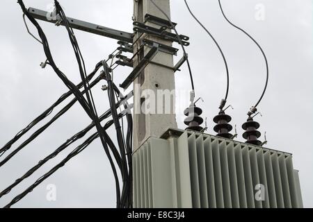 lignes électriques Banque D'Images