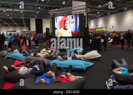 Londres, Royaume-Uni. Oct 4rd, 2014.Destination Star Trek 3 cas , Excel Centre, Docklands. Crédit : Robert Stainforth/Alamy Live News Banque D'Images