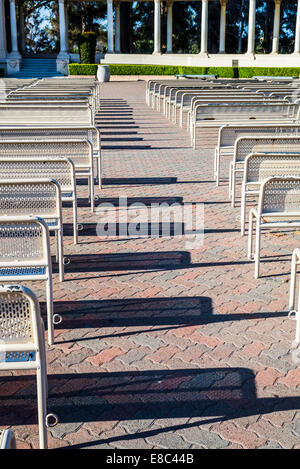 Vue de la Spreckels Organ Pavilion sur une matinée tranquille. Balboa Park, San Diego, California, United States. Banque D'Images