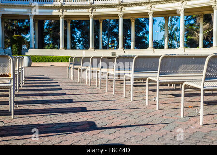 Vue de la Spreckels Organ Pavilion sur une matinée tranquille. Balboa Park, San Diego, California, United States. Banque D'Images