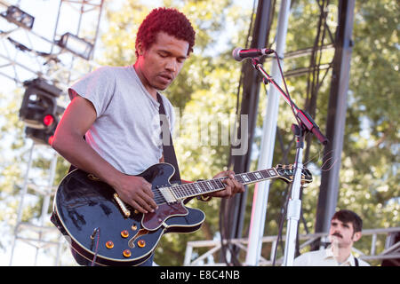 Austin, Texas, États-Unis. 4ème Oct, 2014. Musicien BENJAMIN BOOKER effectue vivent à l'Austin City Limits music festival à Austin, Texas Crédit : Daniel DeSlover/ZUMA/Alamy Fil Live News Banque D'Images