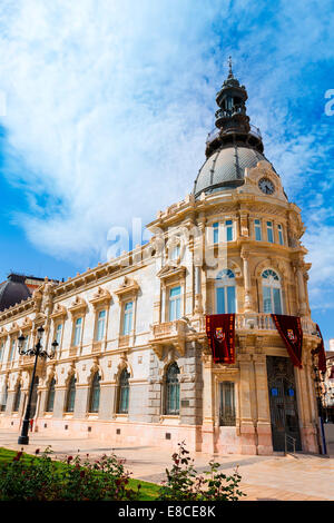 Ayuntamiento de Cartagena Murcia Espagne à l'hôtel de ville Banque D'Images